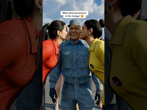 Most beloved person in the hangar 😍