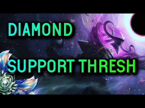 Support Thresh S8 Diamond Full Gameplay - League of Legends