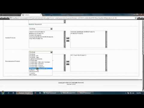 Opencart Recommended Product Demonstration Module