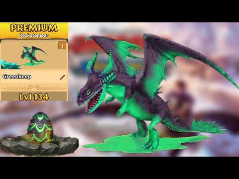 Greenkeep Max Level 134 Titan Mode - Premium Rockstomper - Dragons:Rise of Berk