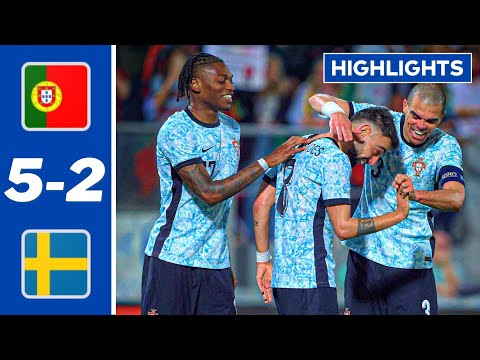 🔴Portugal vs Sweden HIGHLIGHTS (5–2): Bruno Fernandes goal and assist