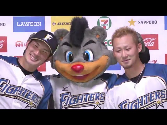 ファイターズ・大田選手・中田選手ヒーローインタビュー 2017/6/10 F-G