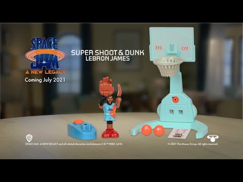 Space Jam: A New Legacy | Super Shoot & Dunk with Lebron James Action Figure TVC 20 Tagged
