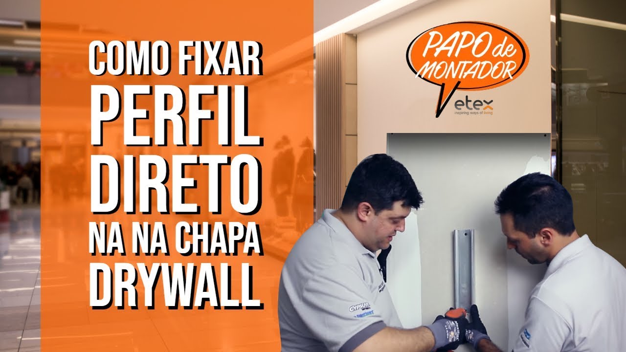Como fixar montante direto na chapa drywall - DICA #22