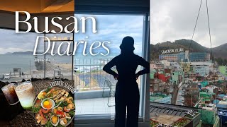 BUSAN Diaries 🌊 taking the KTX + famous Gamcheon village + viral cafe + luxury Korean apartment tour