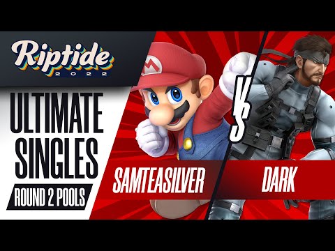 SamteaSilver vs Dark - Ultimate Singles R2 Pools - Riptide 2022 | Mario vs Snake