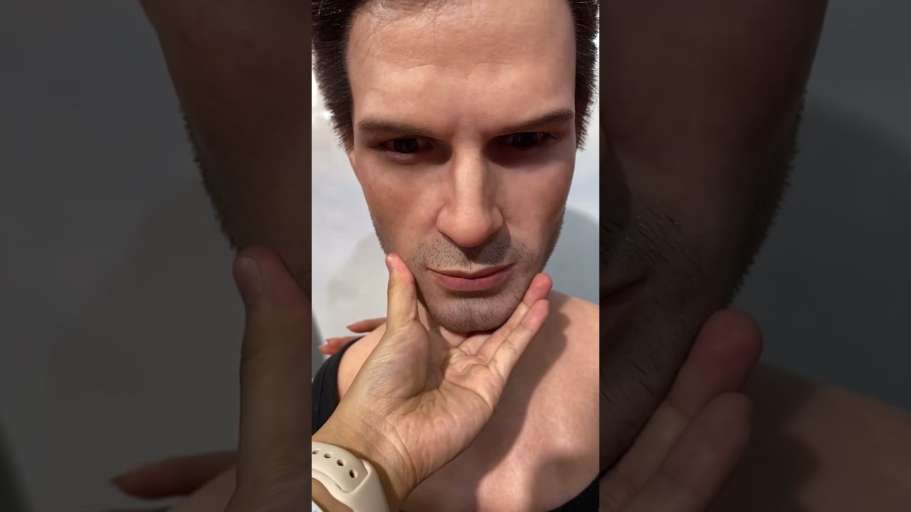 Male Realistic Doll | Lifelike Skin, Real Beard, Deep Facial Features