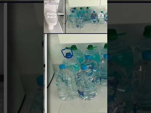 Desperate water shortage in Puerto Rico
