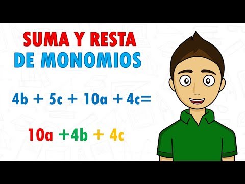 Addition and Subtraction of Monomials Super easy - For beginners