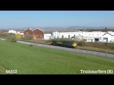 FL Class 66 No. 66512 on 0H67 Guide Bridge Yard - Crewe B.H @ Denton Jn on 08.04.17 - HD