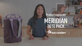 Meridian Waterproof Tote Pack 25L Jet Black