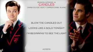 Glee _ Candles Lyrics