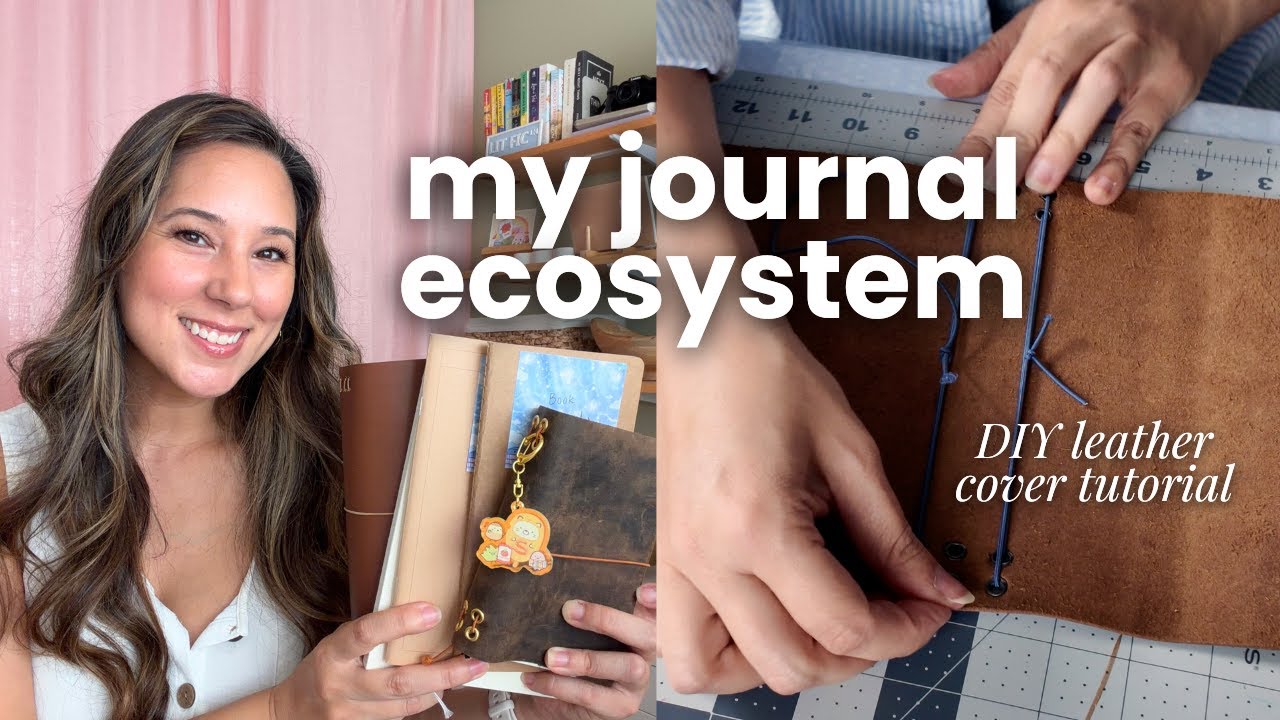 ✨ 2026 journal ecosystem tour ✨ diy leather cover tutorial, my planner and memory keeping journals