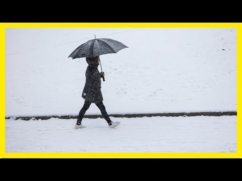 Varning för snö och halka i södra sverige