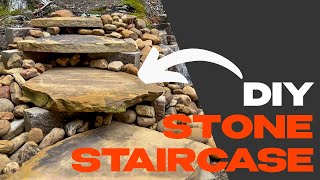 DIY Stone Staircase | Plus Bonus Tips | #howto #landscaping