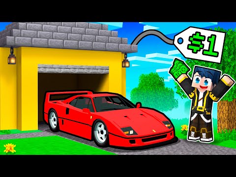 COMPRO IL GARAGE PIÙ FORTUNATO DI SEMPRE! - MINECRAFT