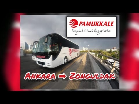 #82 Pamukkale Turizm | Ancara - Zonguldak | Otobüs Yolculuğu | Bus Travel Turquia