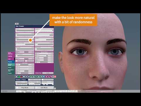 VAM 1.19 workflow eyebrows for Janie