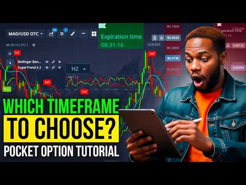 Best Timeframe for Daily Pocket Option Trading without Stress (Pocket Option Tutorial)