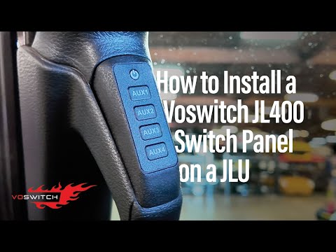 How to Install a Voswitch JL400 Switch Panel on Jeep Wrangler JL | Full Unboxing & Review