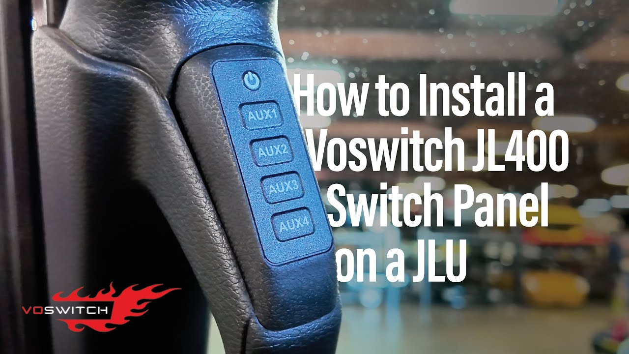 How to Install a Voswitch JL400 Switch Panel on Jeep Wrangler JL | Full Unboxing & Review