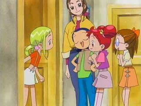 Ojamajo Doremi Clip -Doremi and friends comfort Momoko