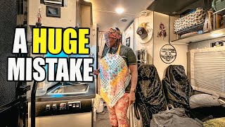 Sleeping in a Creepy Parking Lot Alone ||Surviving Vanlife