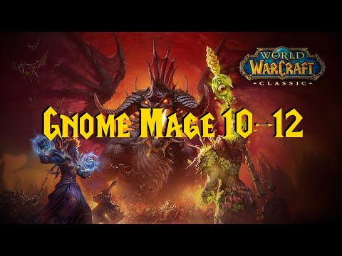 WoW Classic | Leveling Gnome Mage | LVL 10-12 | Mage Quest & Loch Modan |