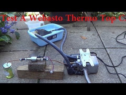 Test Webasto Thermo Top C! First Test run.