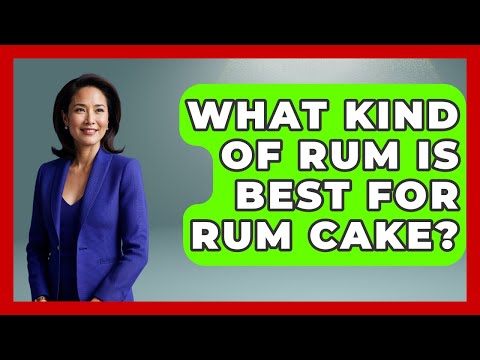 What Kind Of Rum Is Best For Rum Cake? - The Caribbean Expert