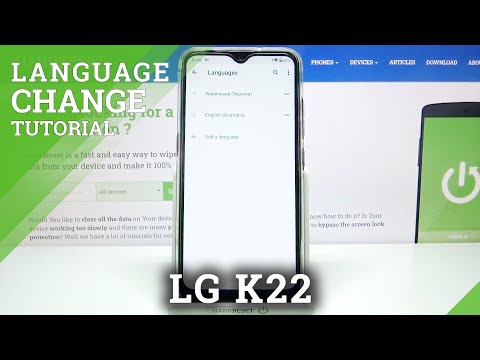 How to Change Language in LG K22 – Find System Language Options