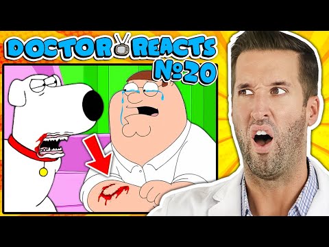 ER Doctor REACTS to Family Guy Hilarious Medical Scenes #20