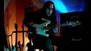 Fender stratocaster + Marshall vintage Modern. Chris Ribera