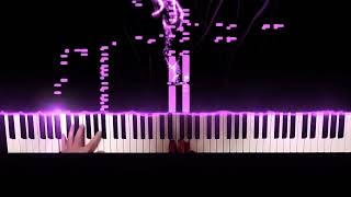 Particle video of me playing "Moment Musical #4", by Rachmaninoff 