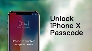 How to Unlock iPhone X without Face ID or Passcode？