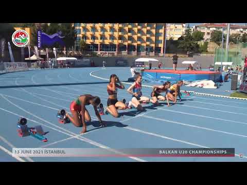 100m prepone [Ž], zlato i U20 hrvatski rekord Koščak - Prvenstvo Balkana za juniore i juniorke 2021