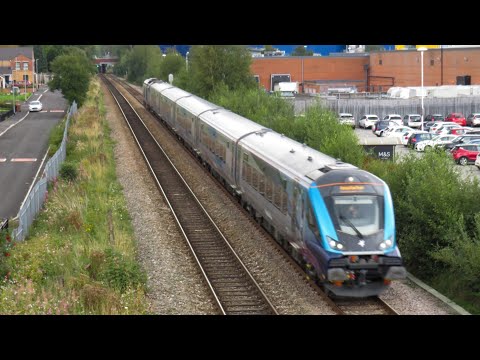 CAF Mk5A TP09 & 68027 on 1F62 Scarborough - Liverpool L.S @ Ashton Moss on 29.08.19 - HD