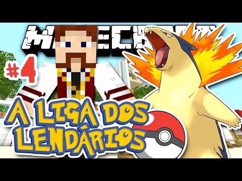A Liga dos Lendários - Vigança no Pidgeotto! TYPHLOSION!! - #4 - Pixelmon Minecraft