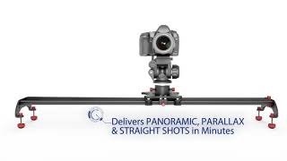 Achieve Panoramic, Parallax &amp; Straight Shots-Proaim Jazz 2-Axis Auto Pan Camera Slider|Animation