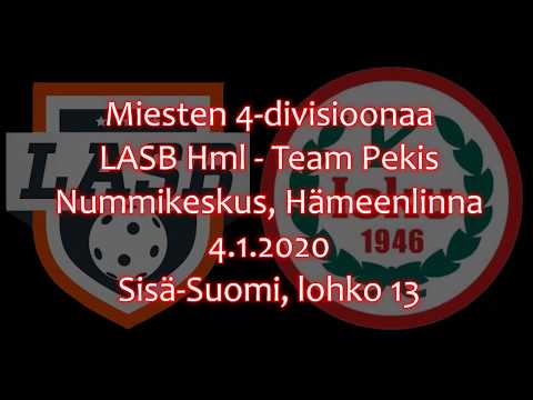LASB Hml - Team Pekis | Nummikeskus, Hämeenlinna 4.1.2020 | Miesten 4-divisioona