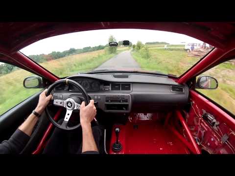 Onboard Adam Wojtunik | Civic EG6 | Wyścig Brzeziny 2013