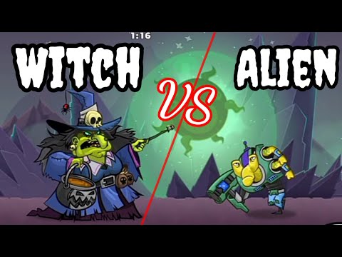 Witch VS Alien || Tower Conquest Gameplay || xHEAT Gaming ||