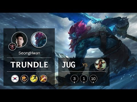 Trundle Jungle vs Nidalee - KR Grandmaster Patch 9.16