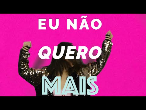 Cammie - Eu não quero mais (Lyric Video)