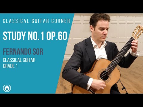 Study No.1 Op.60 by Fernando Sor - Grade 1 Repertoire for Classical Guitar