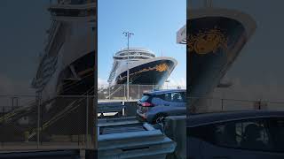 Disney Destiny Docked In Port Everglades #shorts #cruiseship #disneydestiny