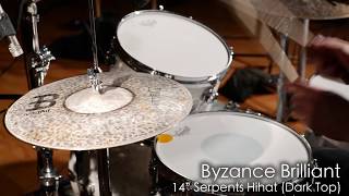 Video thumbnail for Meinl Cymbals B14SH-B Byzance 14" Brilliant Serpents Hihat by MEINL Cymbals - Official Product Videos
