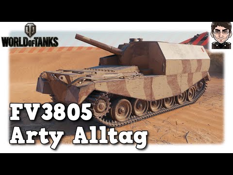 World of Tanks - FV3805, Arty Alltag auf Tier 9 [WoT]