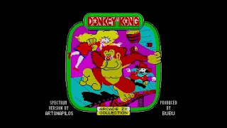 Donkey Kong (Artonapilos) - ZX Spectrum 48k - 128k - Arcade - The Spectrum
