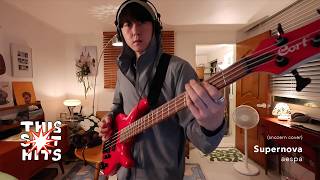 Video thumbnail for aespa(에스파) - Supernova [Bass cover] | Cort C4 Deluxe by Snozern | 스노전